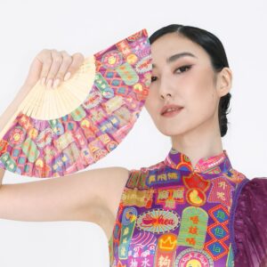 POLA 潮語印花中式摺扇